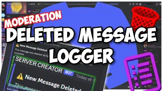 NEW - How to make a DELETED MESSAGE LOGGER system for your Discord Bot Discord js V14