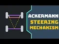 HINDI Ackerman Steering Davis Steering Principle Working Animation
