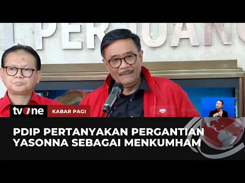 PDIP Pertanyakan Pencopotan Yasonna dari Menkumham