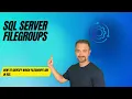 SQL Server Filegroups - Identify filegroups in use