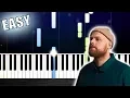 Download Lagu Tom Walker - Leave a Light On - EASY Piano Tutorial by PlutaX