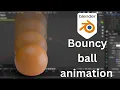 Quick blender Tutorial how to make a bouncy ball animation in blender