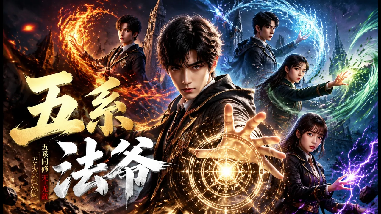 🔥【AI末日回憶錄】《五系法爷》💥#ai #電影 #末日 #穿越 #重生 #爽文 #爽文 poster
