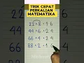 Download Lagu TRIK CEPAT PERKALIAN #shorts #trikcepatmatematika