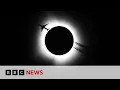 Total solar eclipse North America watches in wonder BBC News