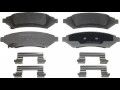 Wagner ThermoQuiet MX818 Semi Metallic Disc Pad Set With Installation Hardw