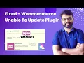 Woocommerce Unable to Update Plugin Error Fixed - DIGITAL RNK
