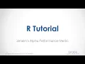 R Tutorial Jensen s Alpha Performance Metric