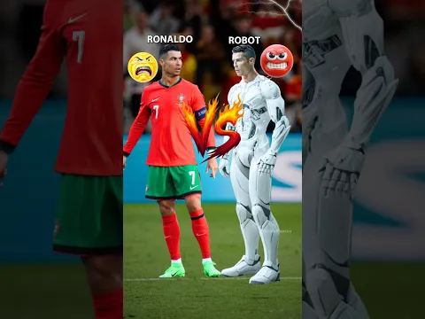 Players vs Robot Goalkeeper + Ronaldo
