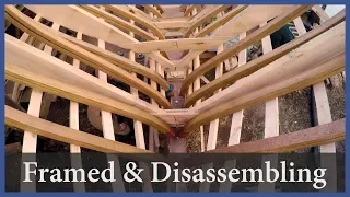 Acorn to Arabella – Journey of a Wooden Boat – Episode 53: Framed and Disassembling