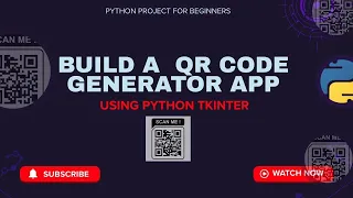 How to Build a QR Code Generator GUI App in Python Tkinter Tutorial
