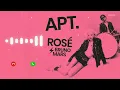Download Lagu ROSÉ \u0026 Bruno Mars - APT. Ringtone | New Ringtone| Top Trending Ringtones 2024