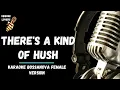 Download Lagu There's A Kind Of Hush - karaoke by Carpenters Bossanova Version