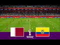 Qatar vs Ecuador Group Stage FIFA World Cup 2022 Full Match All Goals eFootball Gameplay