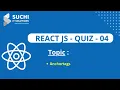 React Quiz 04 Anchortags suchiit