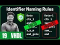 Identifier Naming Rules in V L