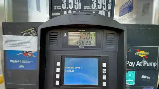 Pumping Gas a Sunoco Gas Station off Route 110 - Methuen MA