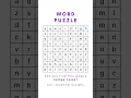Word Puzzle Find The Name