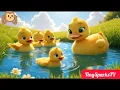“Four Little Ducks | Kids Learning Poem | Numbers, Colors & ABC Song” 🦆🎶✨
