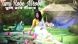 tumi robe nirobe debolinaa nandy ft badal sinha rabindra sangeet cover