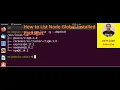 How to List Node js Global Installed Packages