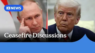 Putin signals principle support for 30-day ceasefire as talks continue in Moscow | ABC NEWS