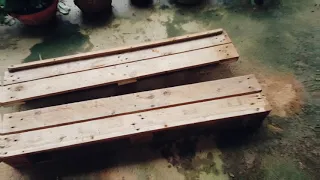 Bagaimana membuat rak kasut menggunakan pallet kayu