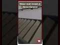 Water main break at Akron General