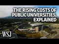 How Public Universities Became So Expensive WSJ