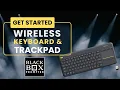 BLACK BOX Prompter - Wireless Keyboard Trackpad Overview
