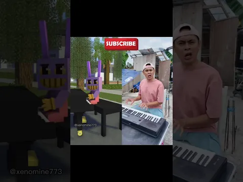 Original vs Animation - Lagu Asli Dia Turun Dia Naik #minecraft #comedy
