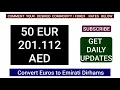 1 USD TO AED Dollars to Dirhams Rates Today