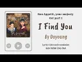 Download Lagu Video Lyrics/Eng sub/Sub indo I Find You -Doyoung Bon appetit, Your majesty/여행을 대신해 드립니다 ost part 1 