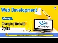 How to change website style using jQuery Webdesign jQuery tutorial Sekharmetla Harisystems