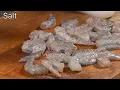 Bubble prawns like in a 5-star restaurant! I learned this trick from an old fisherman:
