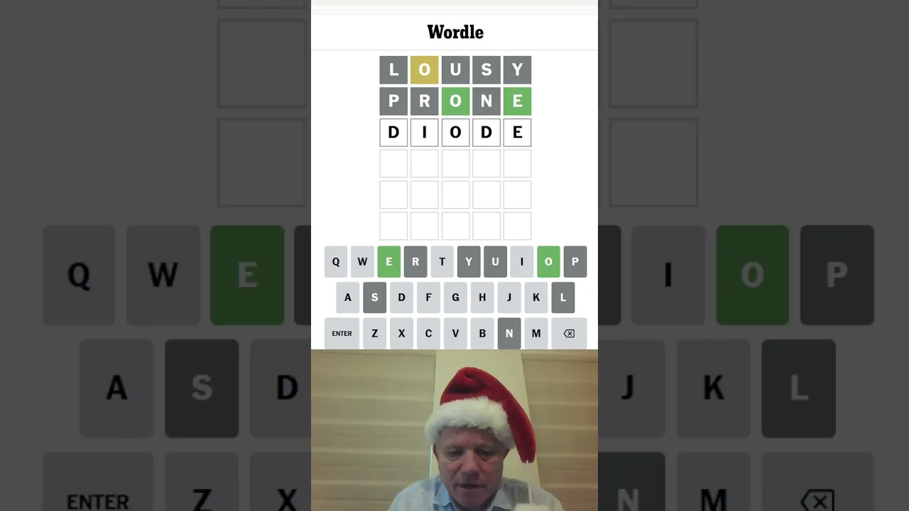 Wordle in a Minute - 25th December 2023