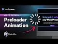 Create a Beautiful Preloader Animation in WordPress with Motion page