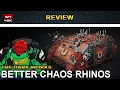 Better Chaos Space Marine Rhinos - The Dark Works Upgrade Kits