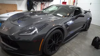 HOW TO CHANGE OIL CORVETTE C7 WITH JACKSTANDS