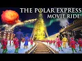 THE POLAR EXPRESS! Movie Ride \u0026 Roller Coaster POV