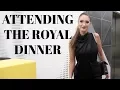 ATTENDING THE ROYAL DINNER Blair Fowler