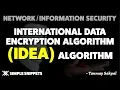 IDEA International Data Encryption Algorithm Complete Encryption Process in Detail with Diagrams
