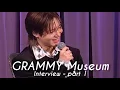 Lagu 260120 태민 그래미뮤지엄 인터뷰 Taemin Grammy museum interview part 1 fancam