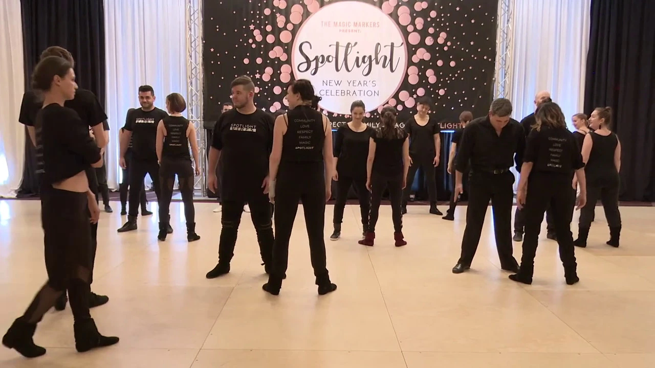 Emeline  Rochefeuille & Jakub Jakoubek - Chandelier Intensive Spotlight New Year's Celebration 2018
