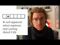Cryptic Crossword Ill-will apparent when madmen start yelling about it 6
