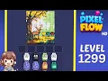 Pixel Flow Level 1299 Solution Walkthrough