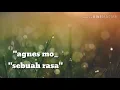 Lirik sebuah rasa #Agnes mo_