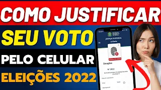 COMO JUSTIFICAR O VOTO 2022! PELO E-TITULO ONLINE