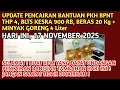 UPDATE PENCAIRAN BANTUAN PKH BPNT THP 4, BKTS KESRA, BERAS 20 Kg + MINYAK GORENG HARI INI 17-11-2025