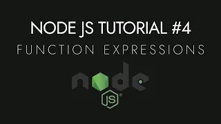 Node js Crash Course Tutorial - Function Expressions Simplified Function Expressions
